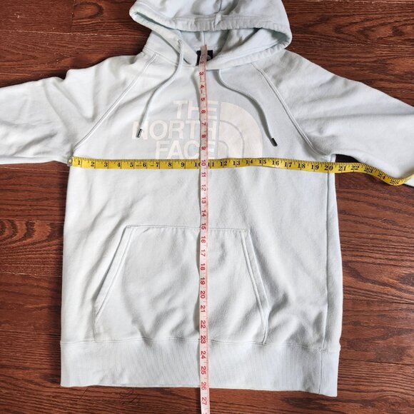 The North Face Women's Light Blue hoodie Size M Casual Warm Hiking Outdoor - Picture 6 of 8